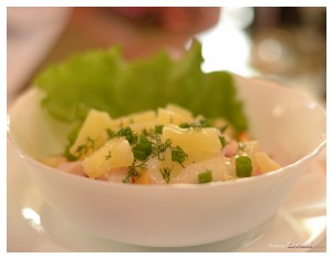 Givani.net - Food Photo • Еда фото - Ananas salad • Салат из ананасов